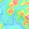 Corgão topographic map, elevation, terrain