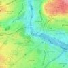 Madrid Río topographic map, elevation, terrain