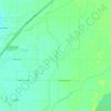 Corbett Slough Canal topographic map, elevation, terrain