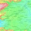 Noyyal topographic map, elevation, terrain