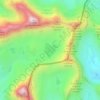 Lac des Neuf Couleurs topographic map, elevation, terrain
