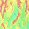 Railroad Valley topographic map, elevation, terrain