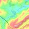 Zarzar Lake topographic map, elevation, terrain
