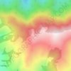 Tarakund topographic map, elevation, terrain