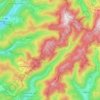 Réserve naturelle des Ballons Comtois topographic map, elevation, terrain