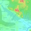 Kaddam topographic map, elevation, terrain