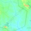 Munneru River topographic map, elevation, terrain