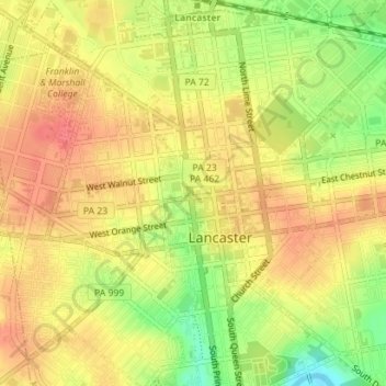 Art Park topographic map, elevation, terrain