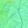 Urban Forest topographic map, elevation, terrain