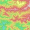 Pakke topographic map, elevation, terrain