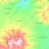 Gunung Agung topographic map, elevation, terrain