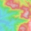 Mount Emerald Wind Farm Nature Refuge topographic map, elevation, terrain