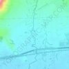 Río Surba topographic map, elevation, terrain