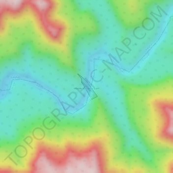 Middle Vaitarna Dam topographic map, elevation, terrain