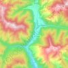 Río Ara topographic map, elevation, terrain