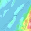 Eilean Righ topographic map, elevation, terrain