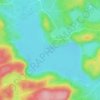 Lac Paul-Baie topographic map, elevation, terrain