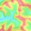 Sânișor topographic map, elevation, terrain