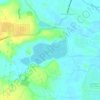 Capper Hills Lake topographic map, elevation, terrain