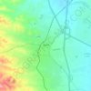 Al Mafraq topographic map, elevation, terrain