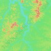 Tampok topographic map, elevation, terrain
