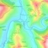 Gagas topographic map, elevation, terrain