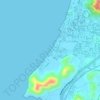 Playa Salguero topographic map, elevation, terrain