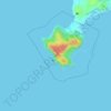 Cape Rachado Lighthouse topographic map, elevation, terrain
