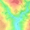 Бутурлино topographic map, elevation, terrain