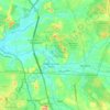 Beranang River topographic map, elevation, terrain