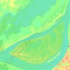 Amazon River topographic map, elevation, terrain