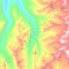 Cloud Canyon topographic map, elevation, terrain