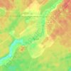 Сузун topographic map, elevation, terrain