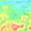 Lake Arrowhead topographic map, elevation, terrain