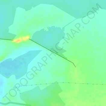 Dharoi Dam topographic map, elevation, terrain