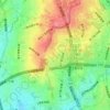 千里西町公園 topographic map, elevation, terrain