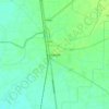 Shahbad topographic map, elevation, relief