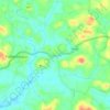 Choondy topographic map, relief map, elevations map