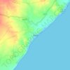 Alang topographic map, relief map, elevations map