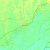 Mangaldoi topographic map, elevation, relief