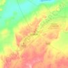 Jaisalmer topographic map, elevation, relief