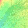 Dibrugarh topographic map, elevation, relief