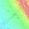 Hoshiarpur topographic map, elevation, relief