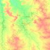 Ujjain topographic map, elevation, relief