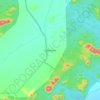Satlasana topographic map, elevation, relief