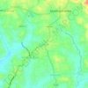 Pookode topographic map, elevation, relief