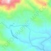 Mandalam topographic map, elevation, relief