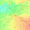 Ludhiana topographic map, elevation, relief