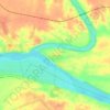 Karnali topographic map, elevation, relief