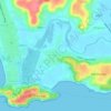 Nerul topographic map, relief map, elevations map
